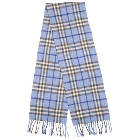 pale blue burberry scarf|Burberry men's blue plaid scarf.